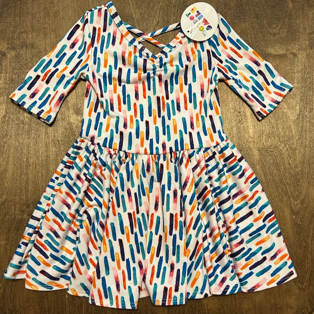NWT Dot Dot Smile Ballerina dress, Size 12-24 months